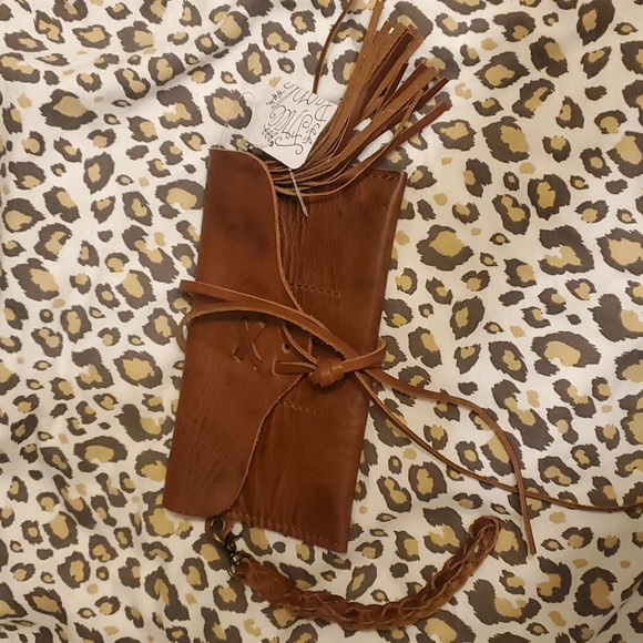 Free People Handbags - Free people leather clutch